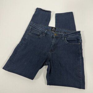 Skinny Just Black Blue Rayon Blend Denim Jeans 30